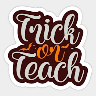 Trick Or Teach Sticker